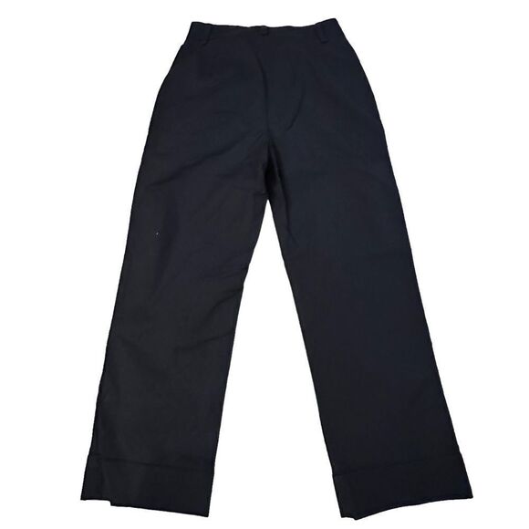 Piazza Sempione ~ Womens Black Kate Pants ~ Made in Italy ~ size 2 ~ cuffed hem - Picture 2 of 10